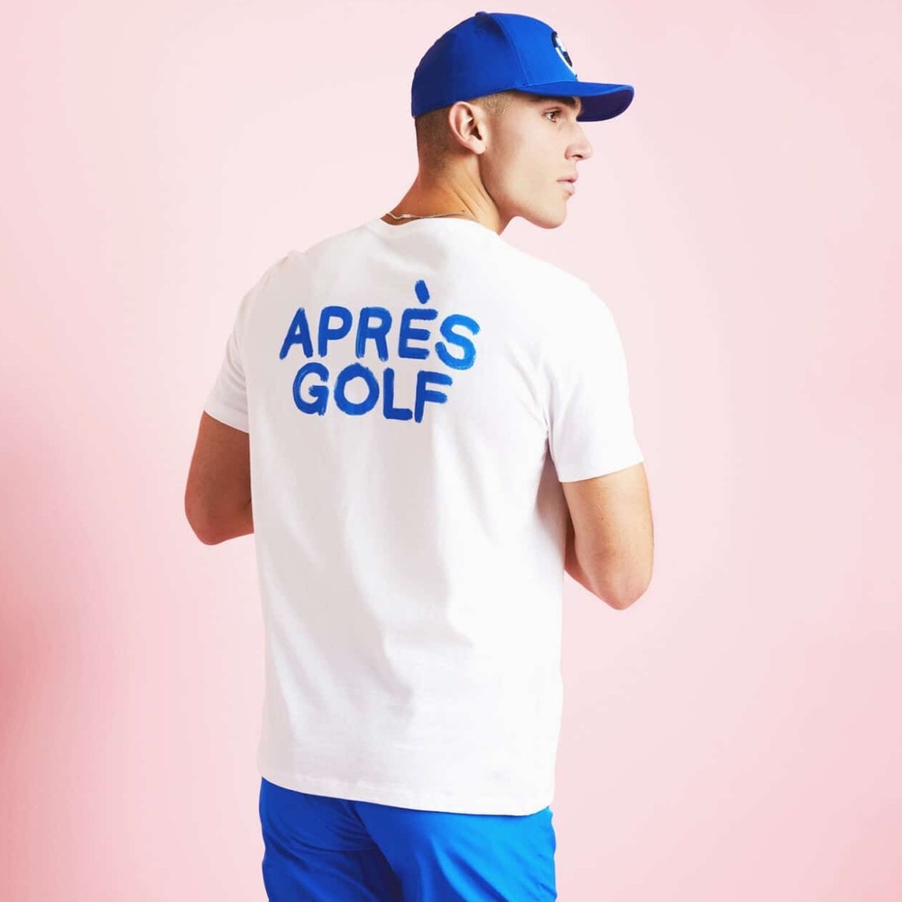G/FORE White and Blue Après Golf Tee
